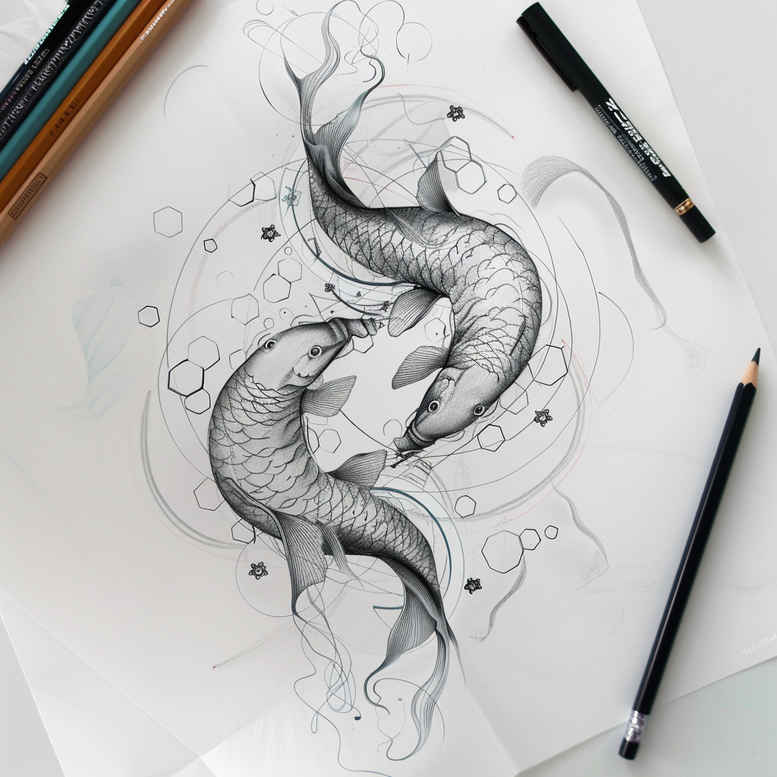 zodiac-signs tattoo design ideas monochrome star-linked resilience and power
