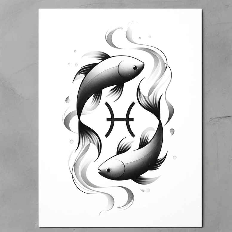 zodiac-signs tattoo design ideas single color star sign for triceps