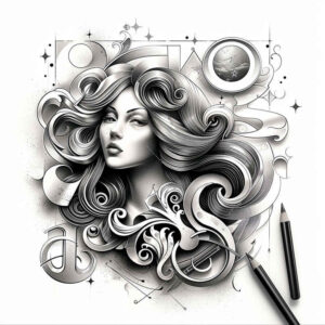 zodiac-signs tattoo design ideas bare universe alignment for upper thigh