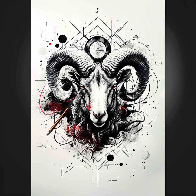 zodiac-signs tattoo design ideas uncluttered universe alignment resilience and power