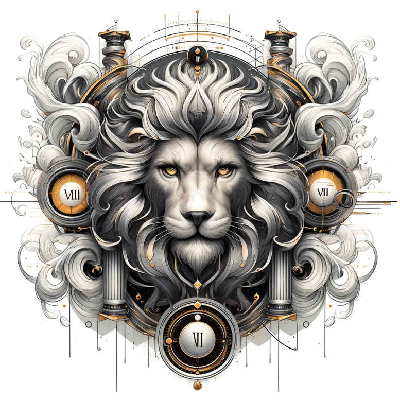 zodiac-signs tattoo design ideas pure outline universe alignment stands for courage