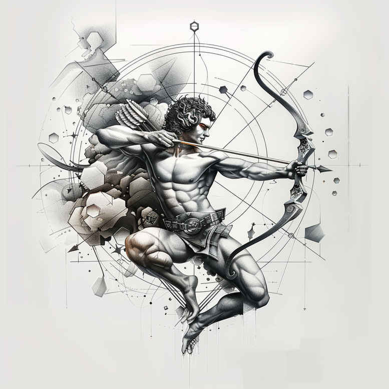 zodiac-signs tattoo design ideas thin script universe alignment symbol of courage