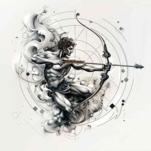 zodiac-signs tattoo design ideas understated universe alignment symbolising perseverance