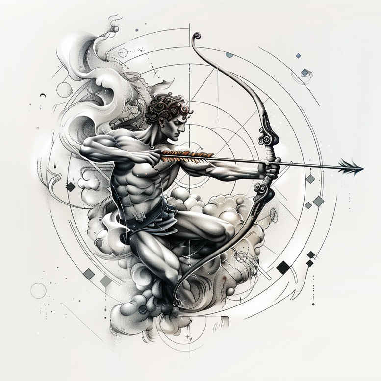 zodiac-signs tattoo design ideas understated universe alignment symbolising perseverance