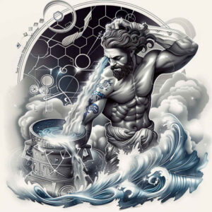zodiac-signs tattoo design ideas understated zodiac shape embodying determination