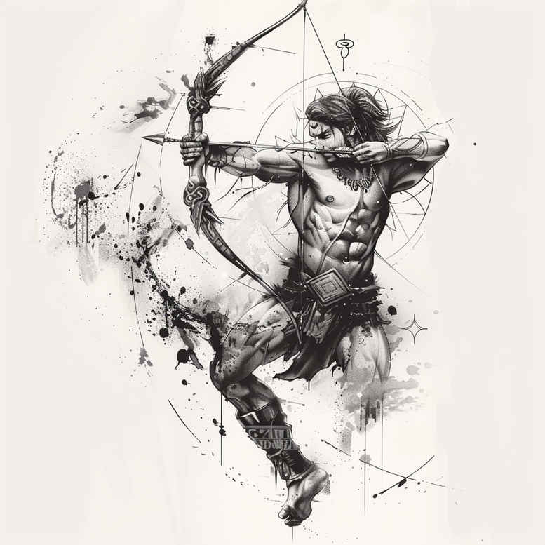 zodiac-signs tattoo design ideas short stroke zodiac shape for forearm