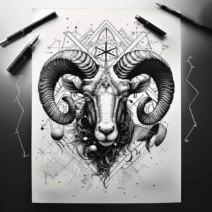 harmony-symbol-artistic-swirl-for-full-back – tattoo design ideas free ai generated – Gallery: zodiac-signs-inkby-ai