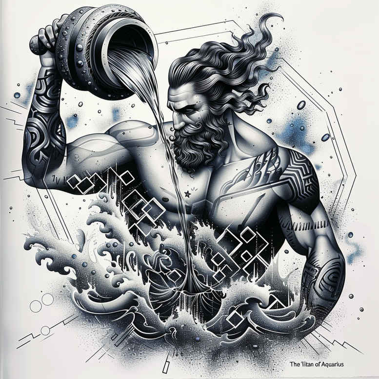 cosmic-sign-chakra-for-back – tattoo design ideas free ai generated – Gallery: zodiac-signs-inkby-ai