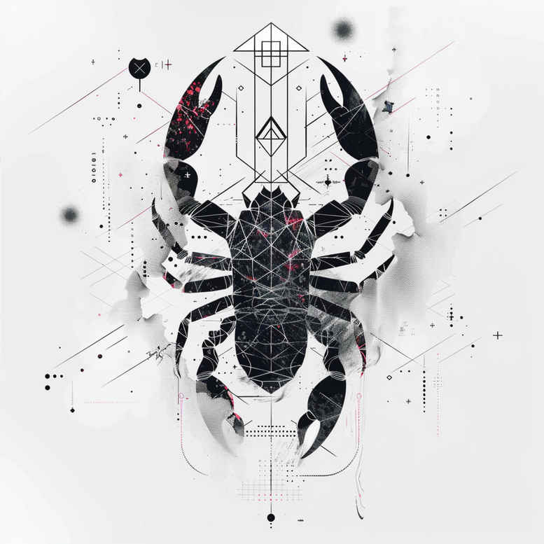 astrological-symbol-symmetric-for-arm – tattoo design ideas free ai generated – Gallery: zodiac-signs-inkby-ai