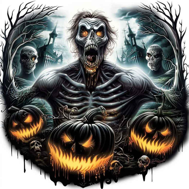darkness-motif-tattoo-uncanny-for-full-back – tattoo design ideas free ai generated – Gallery: zombies-inkby-ai