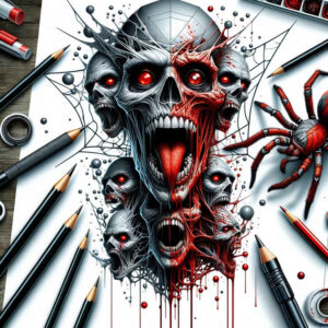 symbolism-tattoo-shadow-for-lower-chest – tattoo design ideas free ai generated – Gallery: zombies-inkby-ai