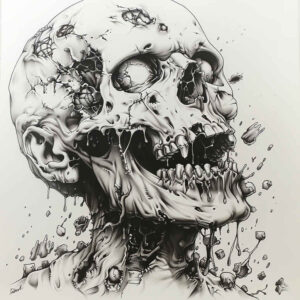 energy-tattoo-spine-chilling-for-heel – tattoo design ideas free ai generated – Gallery: zombies-inkby-ai