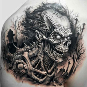 power-motif-tattoo-phantom-for-elbow – tattoo design ideas free ai generated – Gallery: zombies-inkby-ai