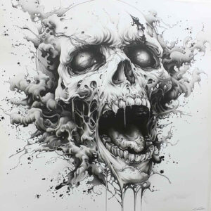 death-and-life-tattoo-undead-for-heel – tattoo design ideas free ai generated – Gallery: zombies-inkby-ai