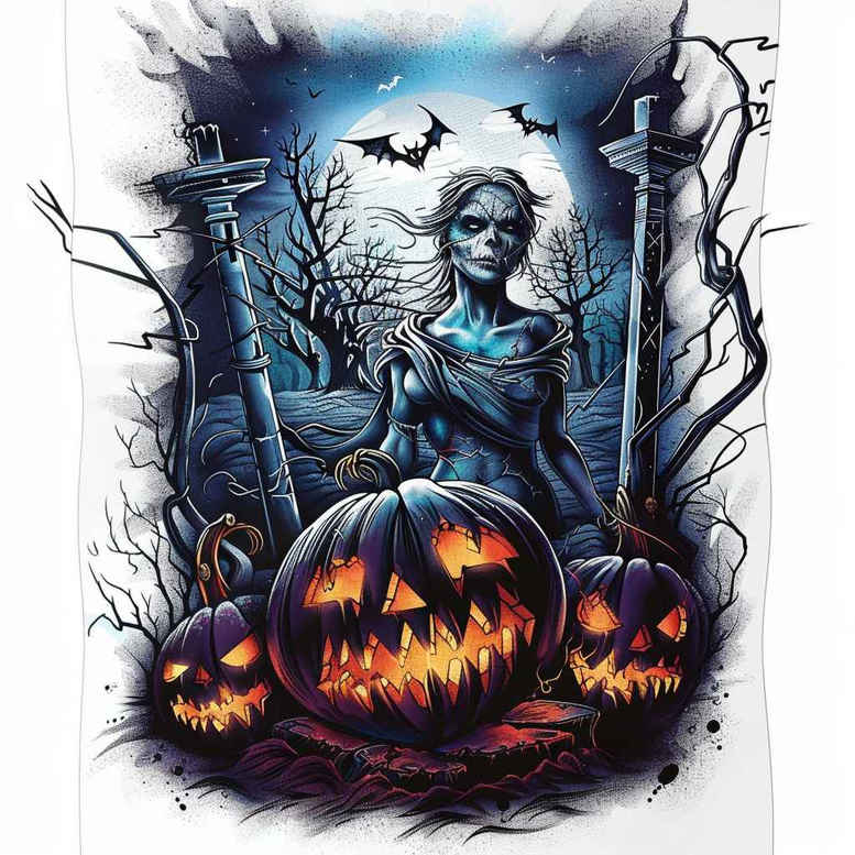apocalypse-motif-tattoo-horror-for-back-shoulder – tattoo design ideas free ai generated – Gallery: zombies-inkby-ai