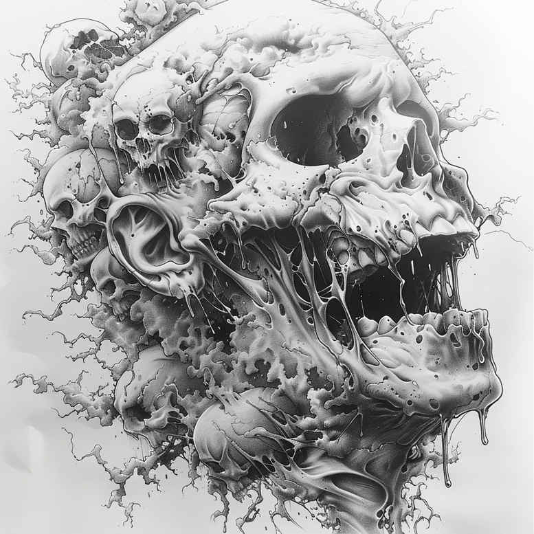 symbolism-tattoo-paranormal-for-lower-arm – tattoo design ideas free ai generated – Gallery: zombies-inkby-ai