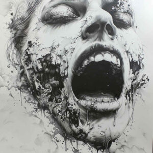 zombies tattoo design ideas true rendering decomposed body for heel