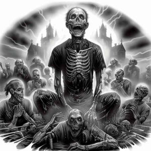 horror-motif-tattoo-silence-for-hand – tattoo design ideas free ai generated – Gallery: zombies-inkby-ai