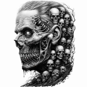 detailed-zombie-tattoo-haunted-house-for-hand – tattoo design ideas free ai generated – Gallery: zombies-inkby-ai