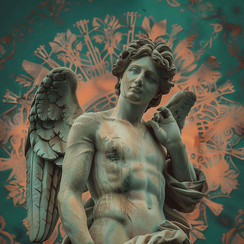 angel – tattoo design ideas free ai generated – realism-photo-realistic – for-arm – Gallery: angel-inkby-ai