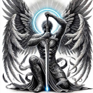 angel – tattoo design ideas free ai generated – realism-photo-realistic – for-arm – Gallery: angel-inkby-ai