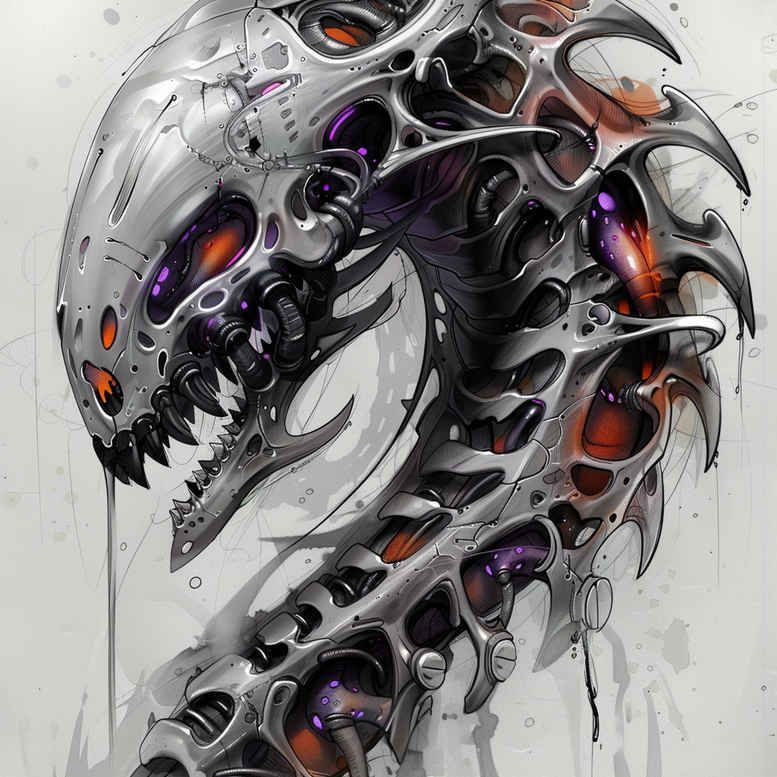 biomechanics tattoo design ideas precise lines movement represents perseverance