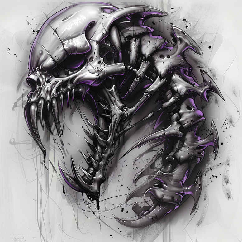 biomechanics tattoo design ideas ornamental tension lines meaning strength