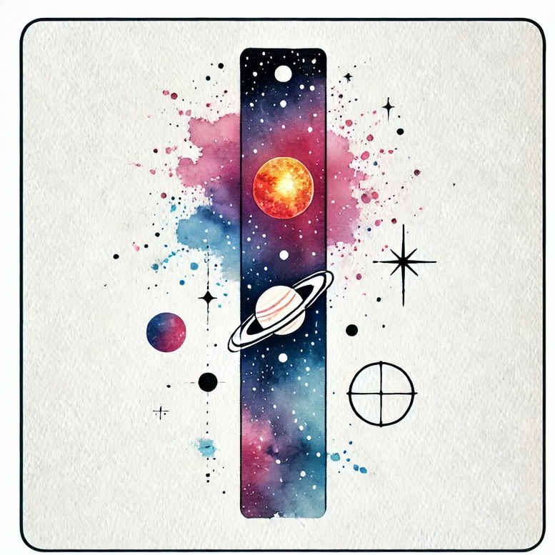 planetary-orbit – tattoo design ideas free ai generated – realism-soft-contrast – for-shoulder – Gallery: cosmos-inkby-ai