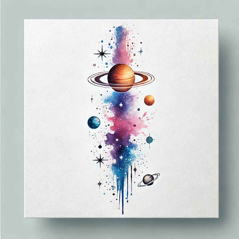space-time-continuum – tattoo design ideas free ai generated – realism-tonal-depth – for-upper-thigh – Gallery: cosmos-inkby-ai