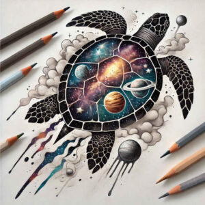 star-formation – tattoo design ideas free ai generated – realism-depth-of-field – for-scapula – Gallery: cosmos-inkby-ai