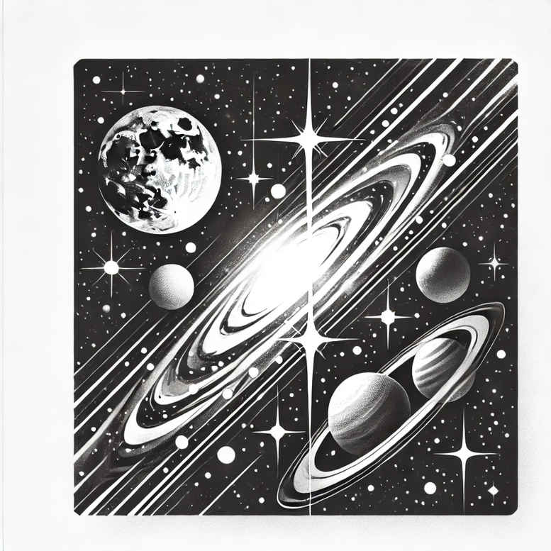 cosmos tattoo design ideas realistic stellar birth for outer arm