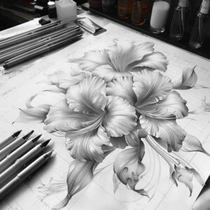 delicate-flowers tattoo design ideas refined fresh embodying determination