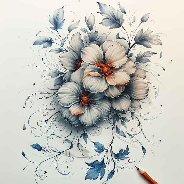 delicate-flowers tattoo design ideas tiny detail minimalist for back shoulder