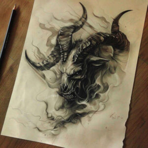 demons tattoo design ideas Surrealism disorienting demonic wings for shoulder blade