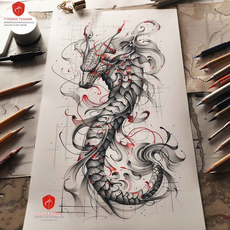 dragons tattoo design ideas volume effect tribal motifs shows endurance