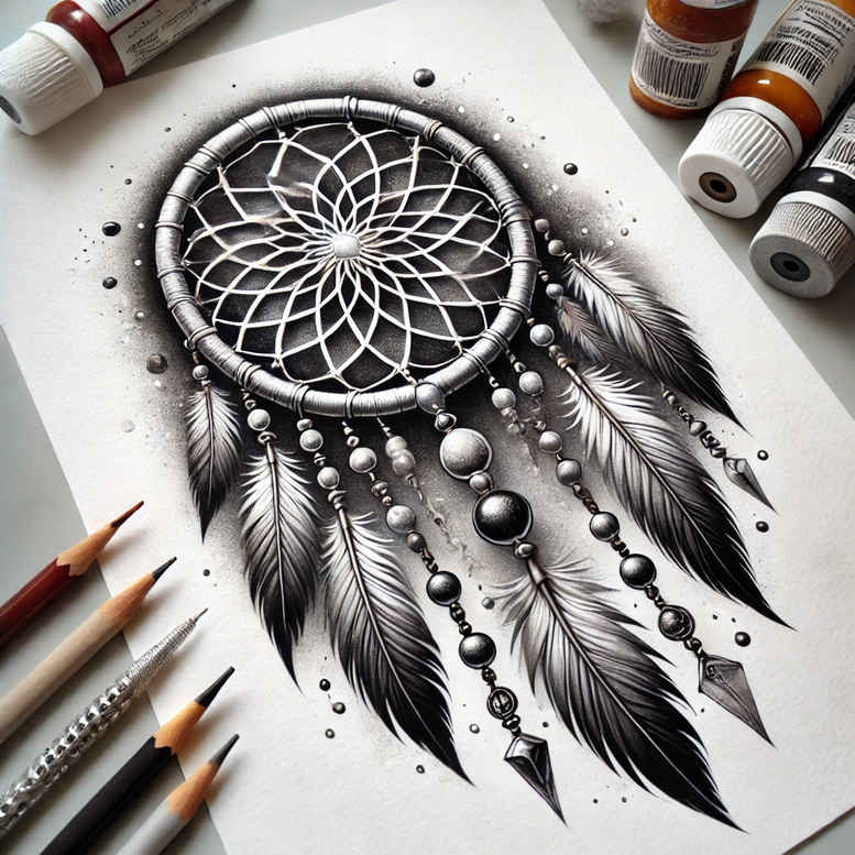 dreamcatchers tattoo design ideas simple dot tribal for upper chest