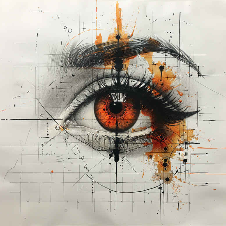 angel-eye – tattoo design ideas free ai generated – surrealism-psychedelic – for-lower-chest – Gallery: eyes-inkby-ai