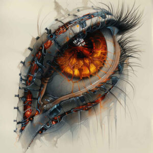 eye-with-flames – tattoo design ideas free ai generated – realism-ultra-detailed – for-upper-chest – Gallery: eyes-inkby-ai