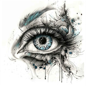 eye-with-reflections – tattoo design ideas free ai generated – realism-ink-precision – for-hand – Gallery: eyes-inkby-ai