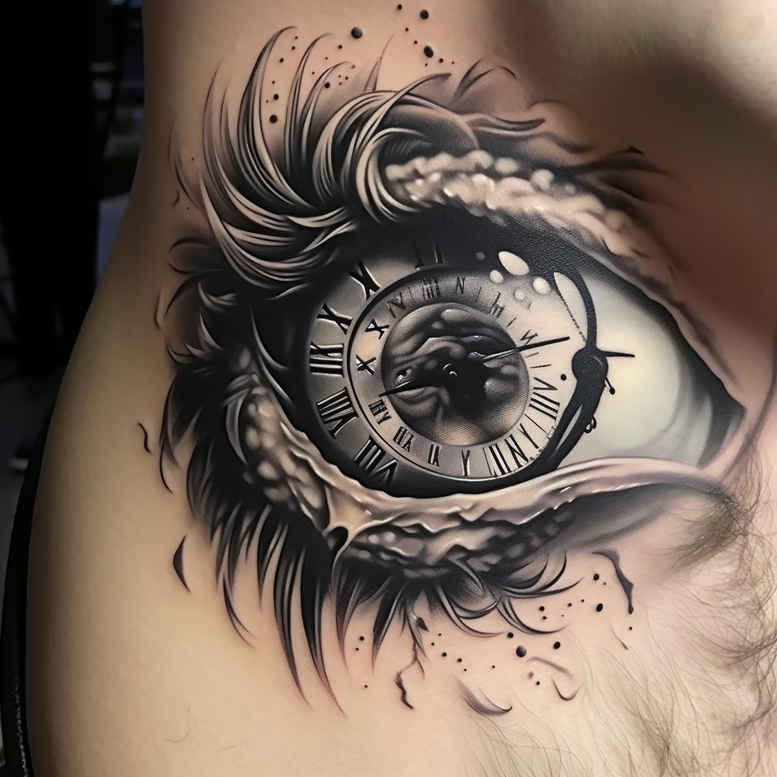 eyes tattoo design ideas Surrealism dreamlike depth meaning resilience