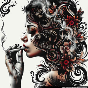 artistic-face – tattoo design ideas free ai generated – precise-anatomy – for-upper-chest – Gallery: faces-inkby-ai