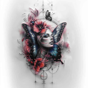 artistic-face – tattoo design ideas free ai generated – realism-visual-accuracy – for-heel – Gallery: faces-inkby-ai