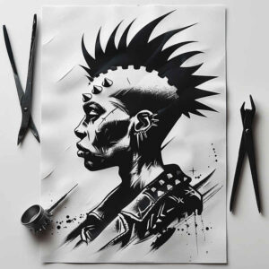 detailed-face – tattoo design ideas free ai generated – mirrored-effect – for-wrist-side – Gallery: faces-inkby-ai