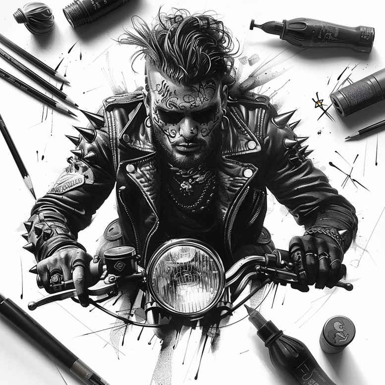face-with-3d-effect – tattoo design ideas free ai generated – perfect-proportions – for-fingers – Gallery: faces-inkby-ai