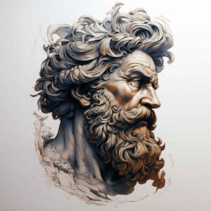 face-with-nose – tattoo design ideas free ai generated – realism-photo-accuracy – for-calf – Gallery: faces-inkby-ai