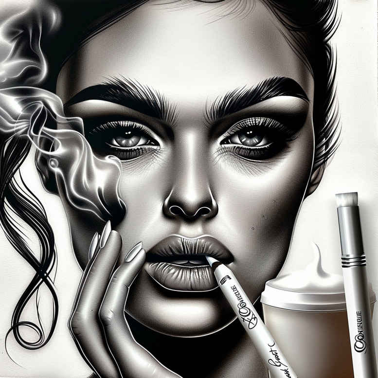face-with-ornament – tattoo design ideas free ai generated – real-ink-flow – for-palm – Gallery: faces-inkby-ai