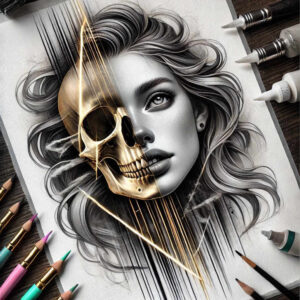 faces – tattoo design ideas free ai generated – depth-perception – for-hand – Gallery: faces-inkby-ai