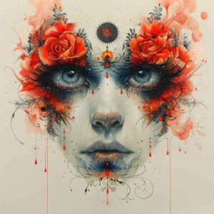 for-women – tattoo design ideas free ai generated – mirrored-effect – for-heel – Gallery: faces-inkby-ai