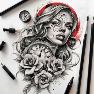 faces tattoo design ideas dream motifs animal symbol of resilience