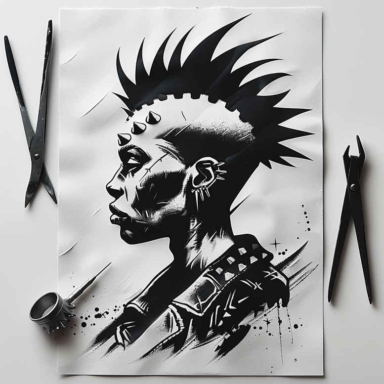 faces tattoo design ideas wide-angle natural for side